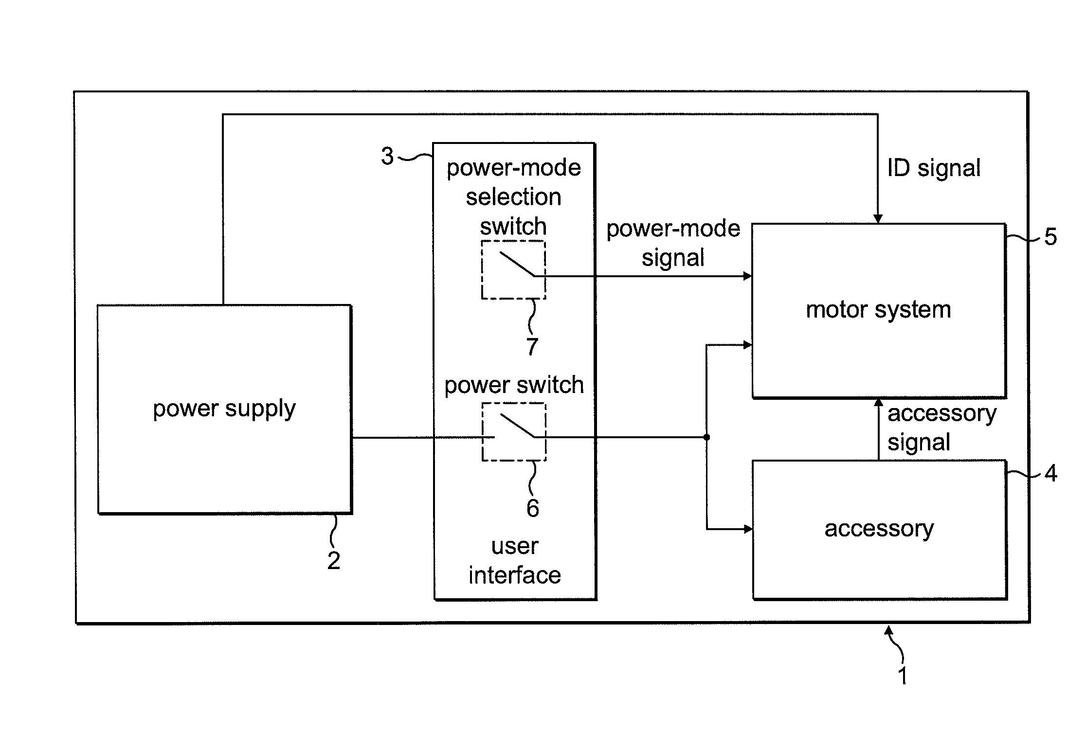Constant-power electric system