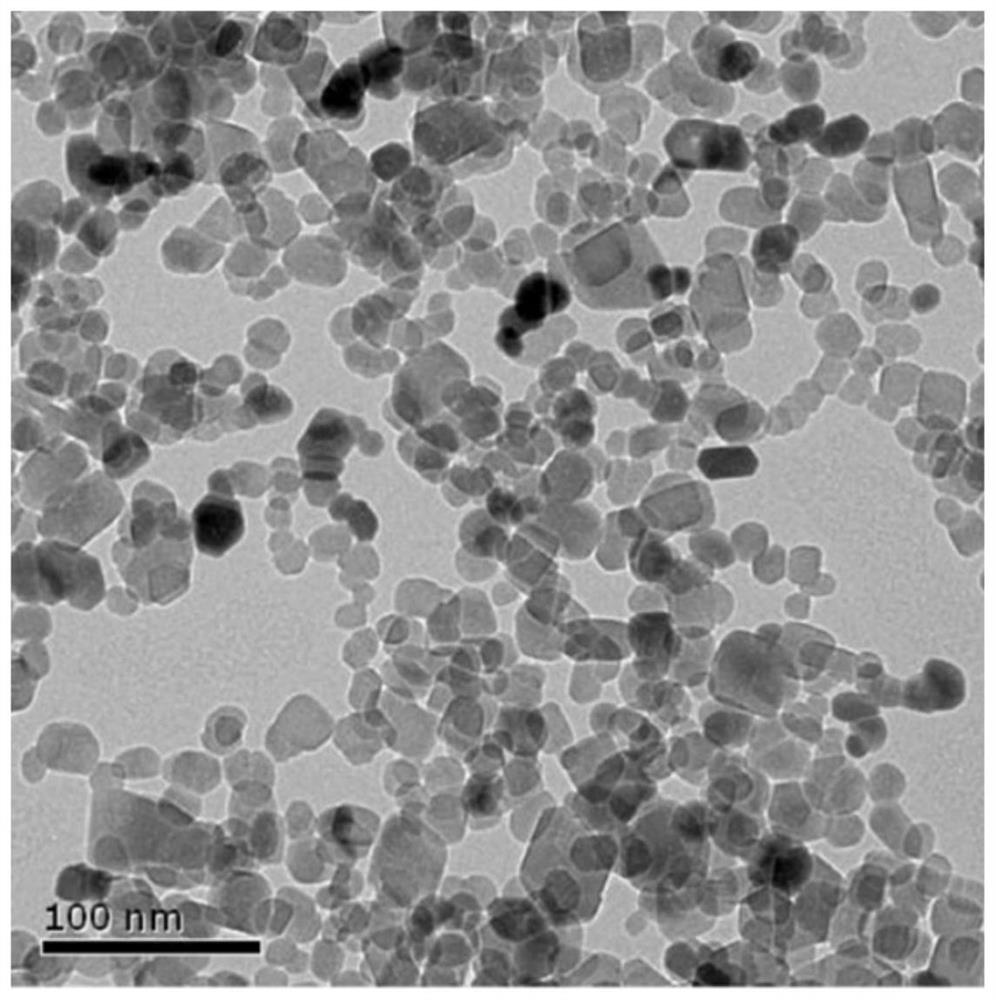 Preparation method of metal oxide doped nanoparticle, dispersoid or powder for resisting bacteria and preventing mildew