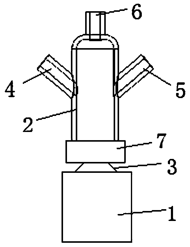 Solid sample TIC efficient direct conversion device