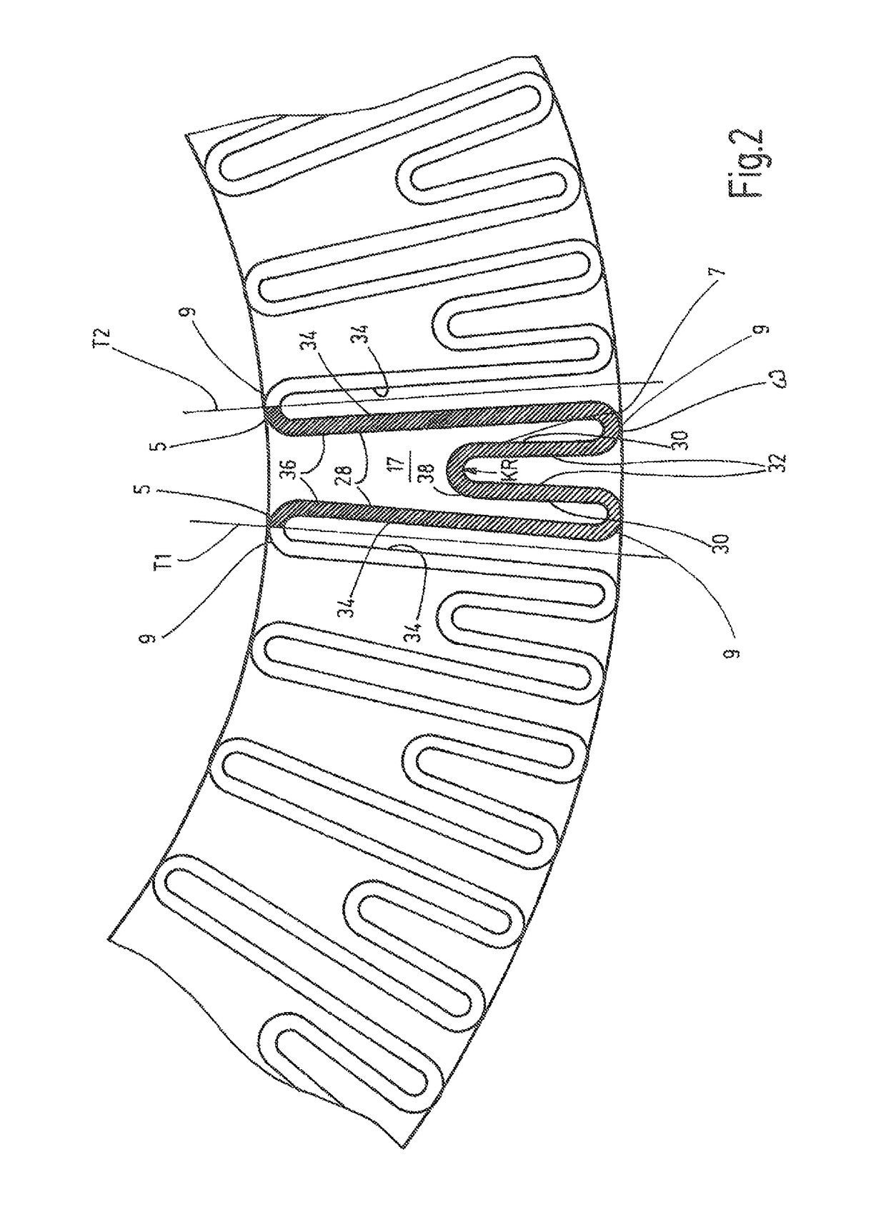 Filter element and hydraulic circuit with such a filter element