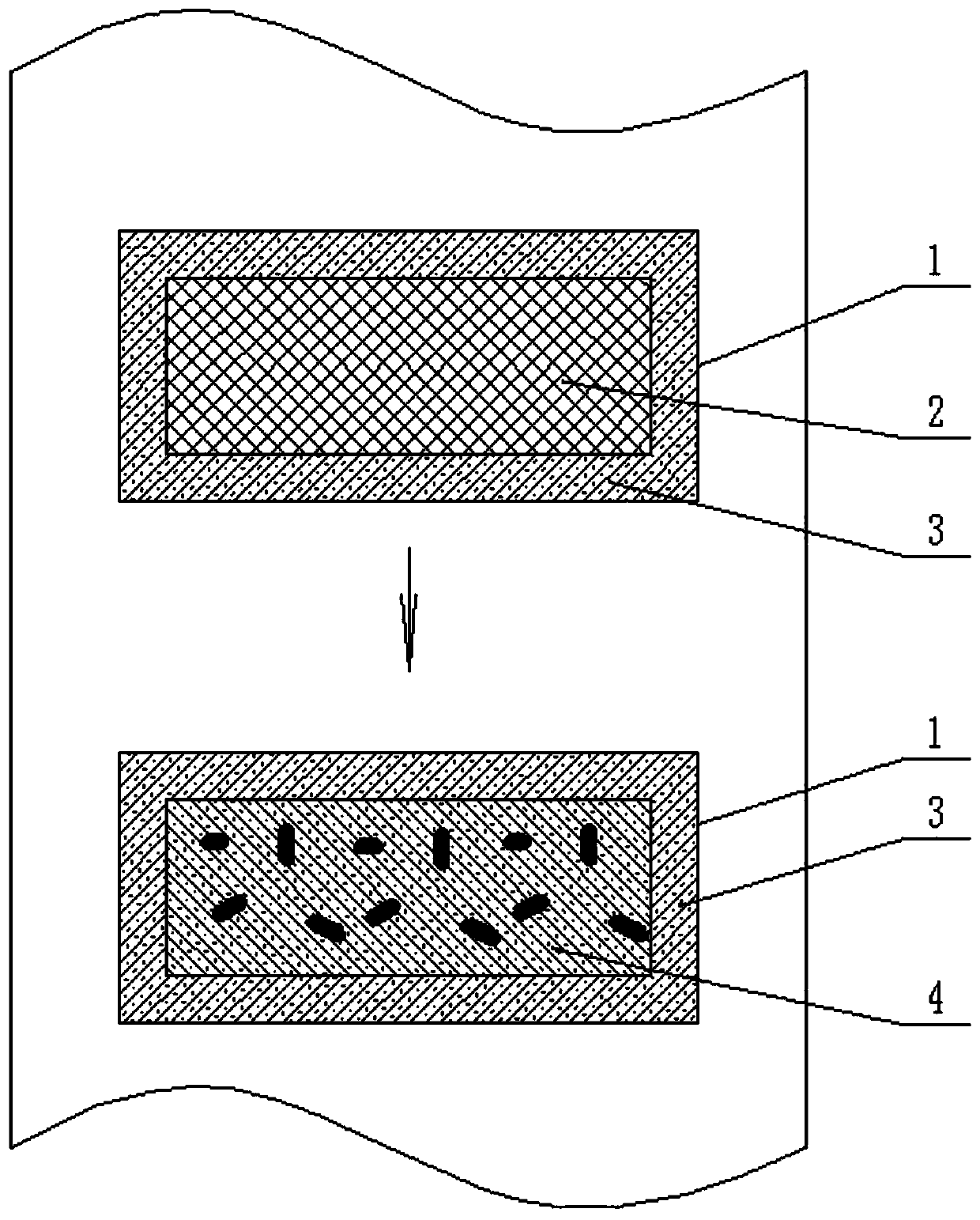 Reinforced concrete hollow brick and preparation method thereof