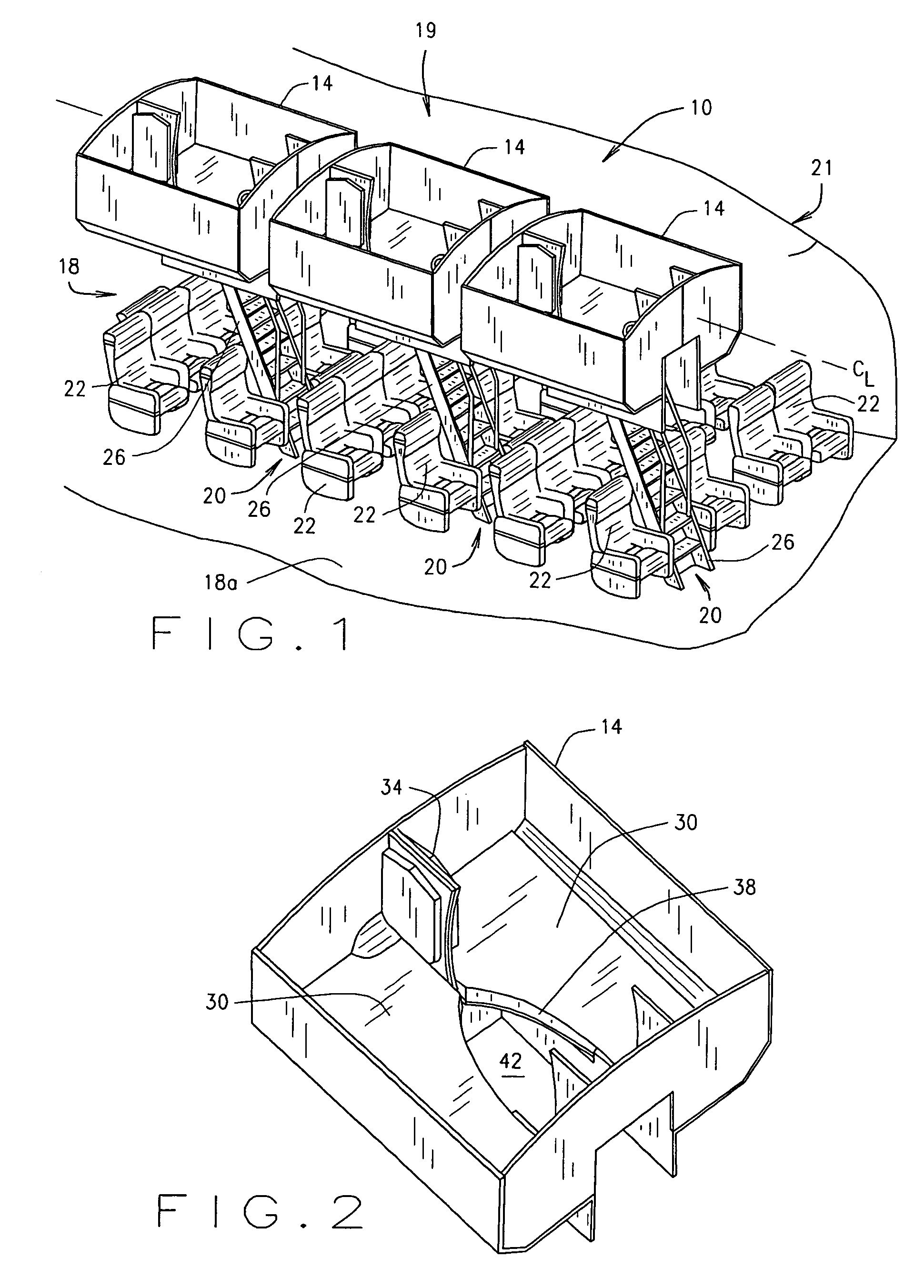 Modular overhead privacy system and method