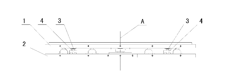 Rotation positioning mechanism and rotation technology board device with same