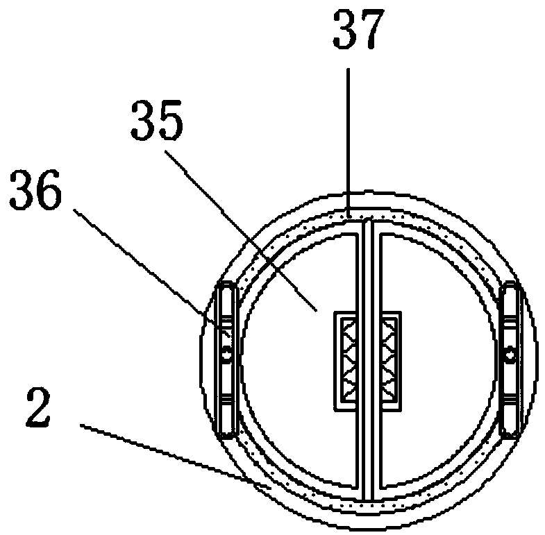 Slicing device for chip food processing with puffing function