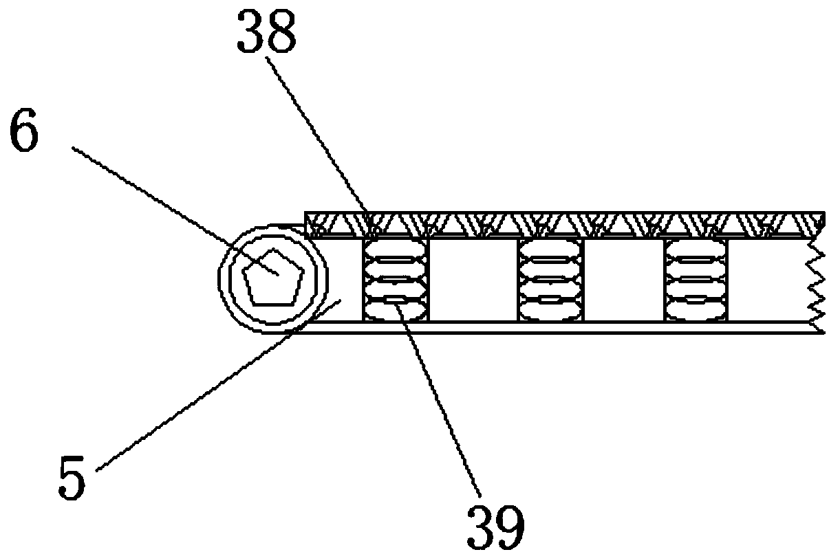 Slicing device for chip food processing with puffing function