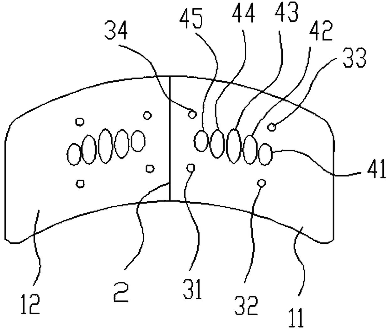 Laser and airbag double-acting myopia rehabilitation instrument