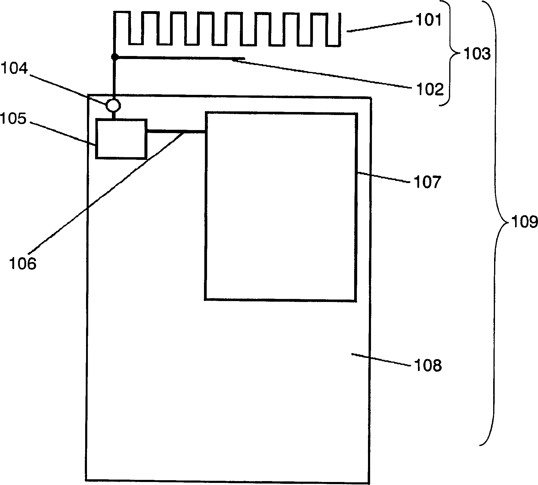 Wireless device having antenna