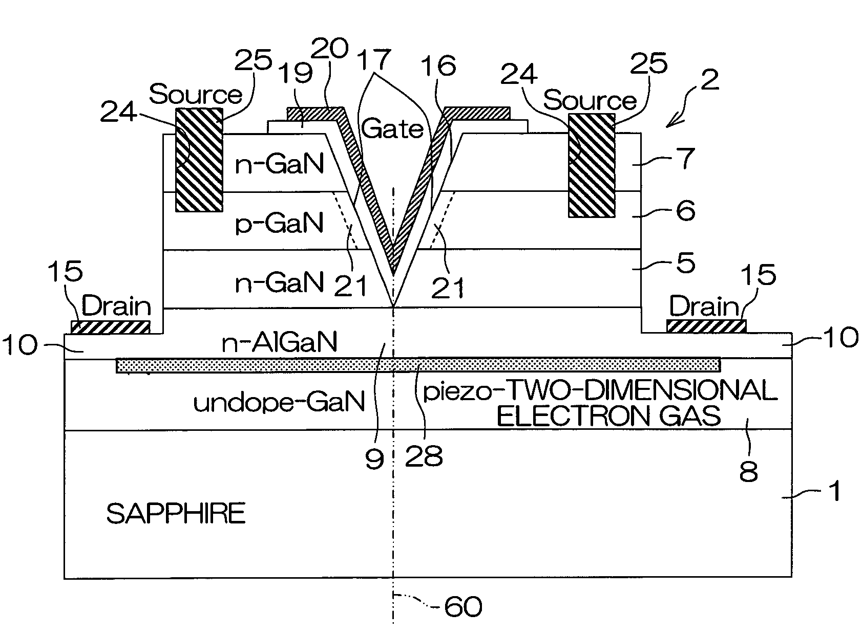 MIS field effect transistor and method for manufacturing the same