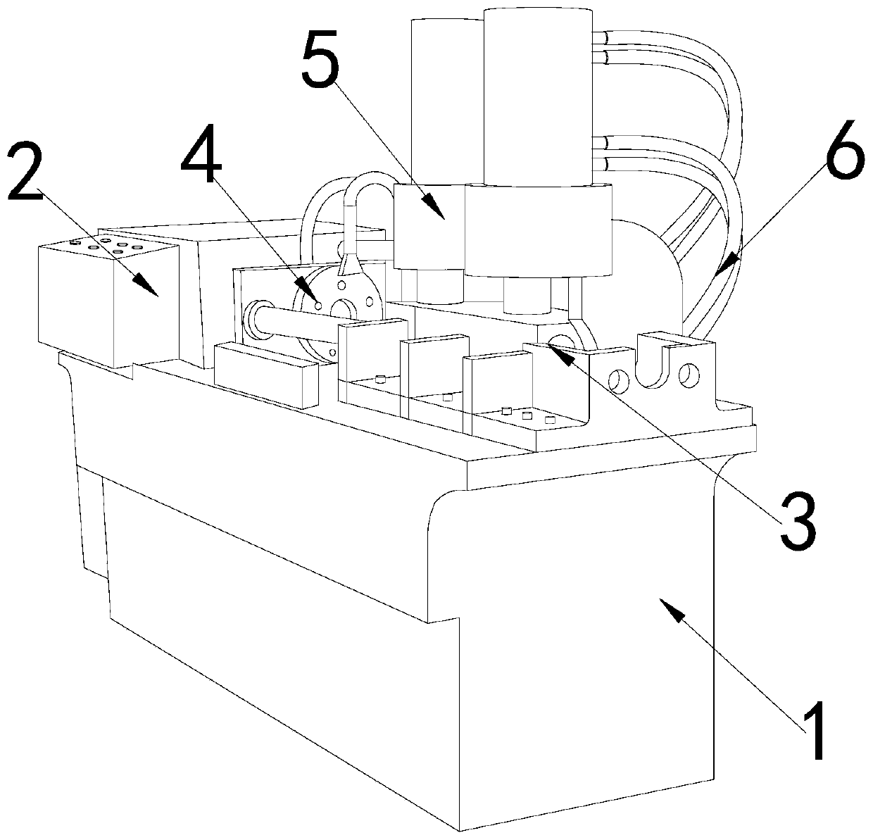 Three-way necking machine