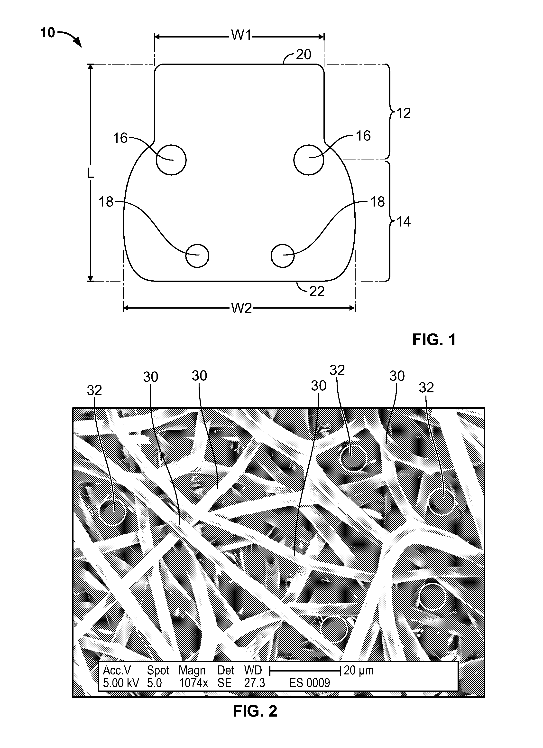 Fiber matrix for maintaining space in soft tissues