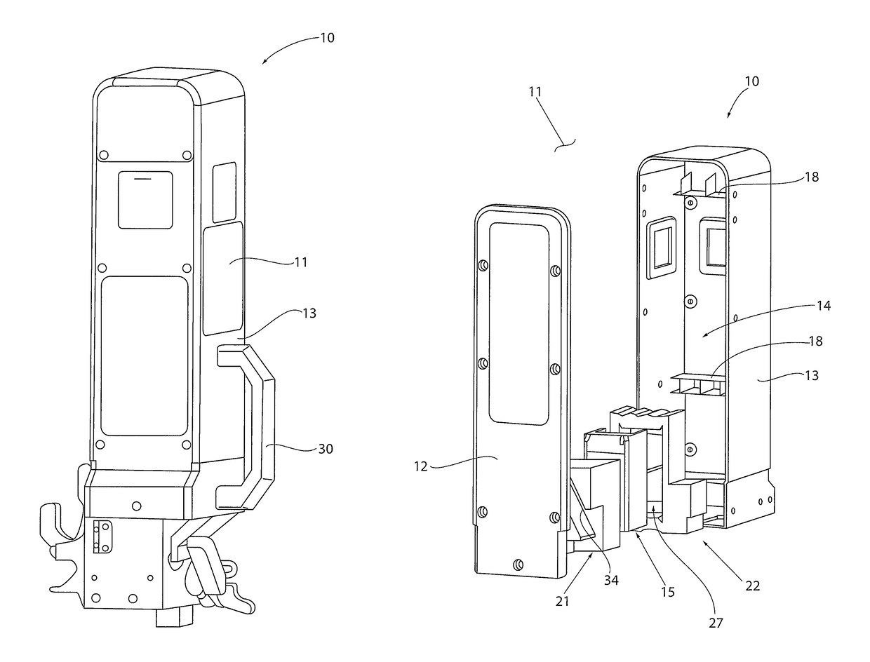 Impact resistant end of train device