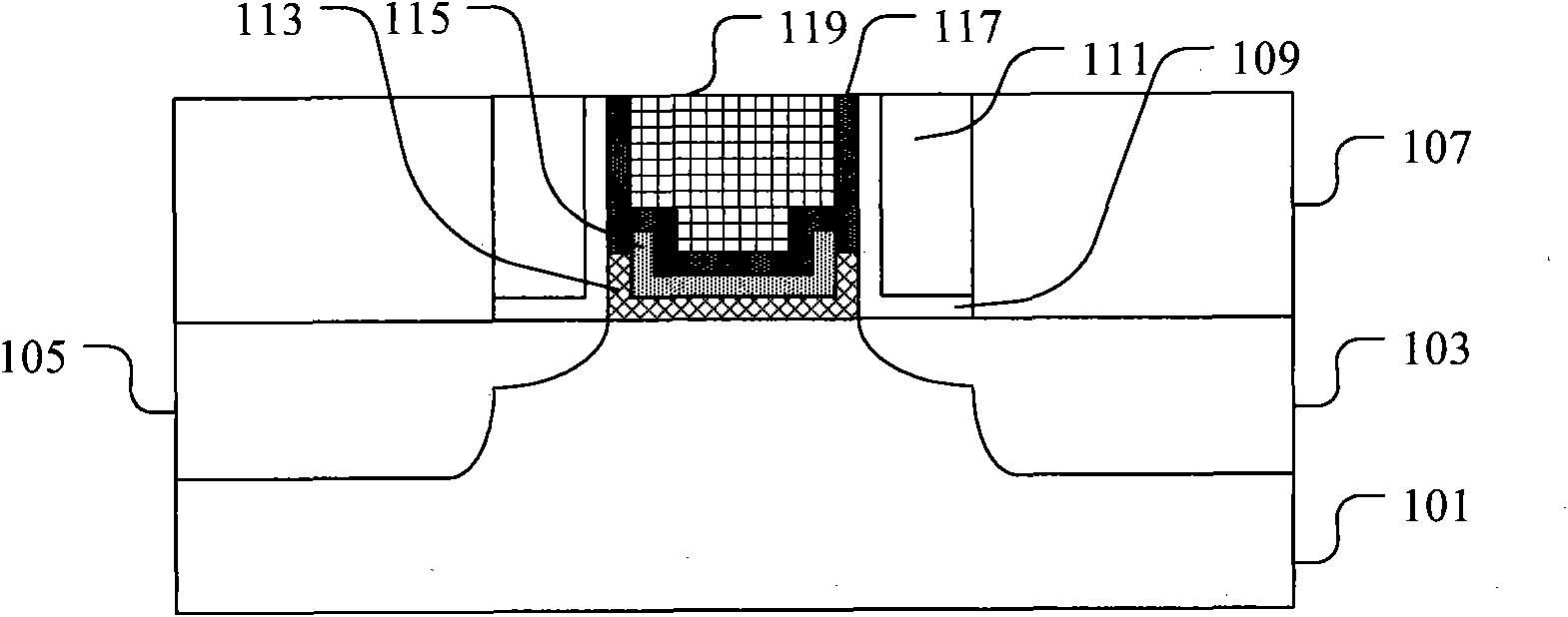 Grid stack structure and manufacturing method thereof