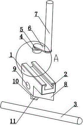 Sliding pillar mechanism capable of sliding in various directions