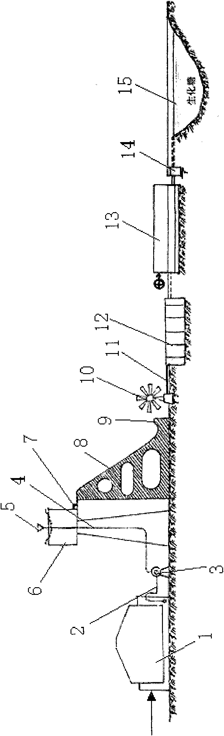 Method and system for recycling and purifying treatment of biogas slurry