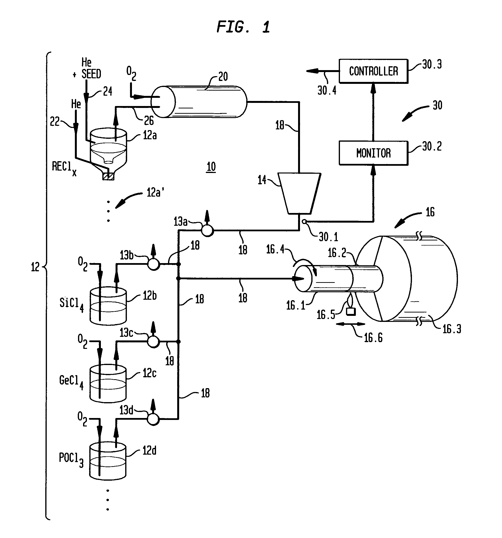 Apparatus and method for fabricating glass bodies using an aerosol delivery system