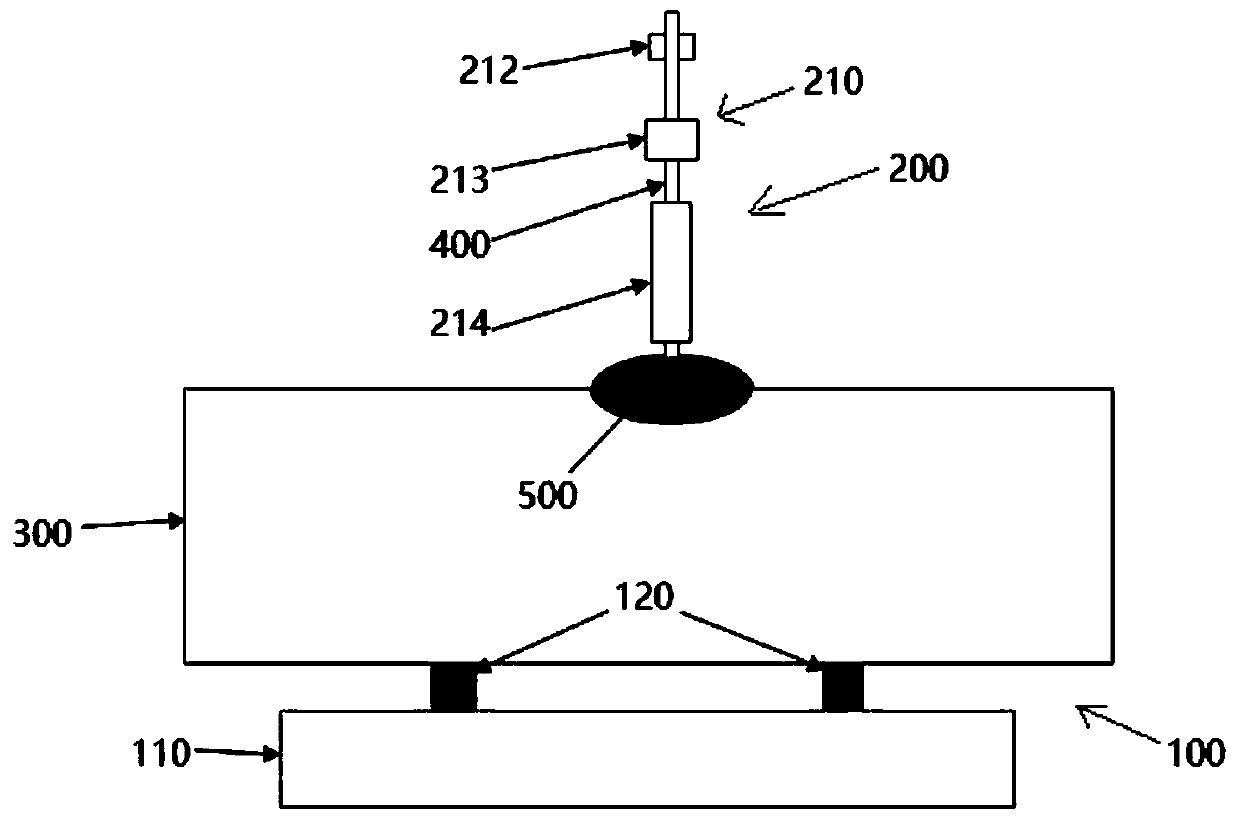 Roller hot welding strip submerged arc automatic surfacing device