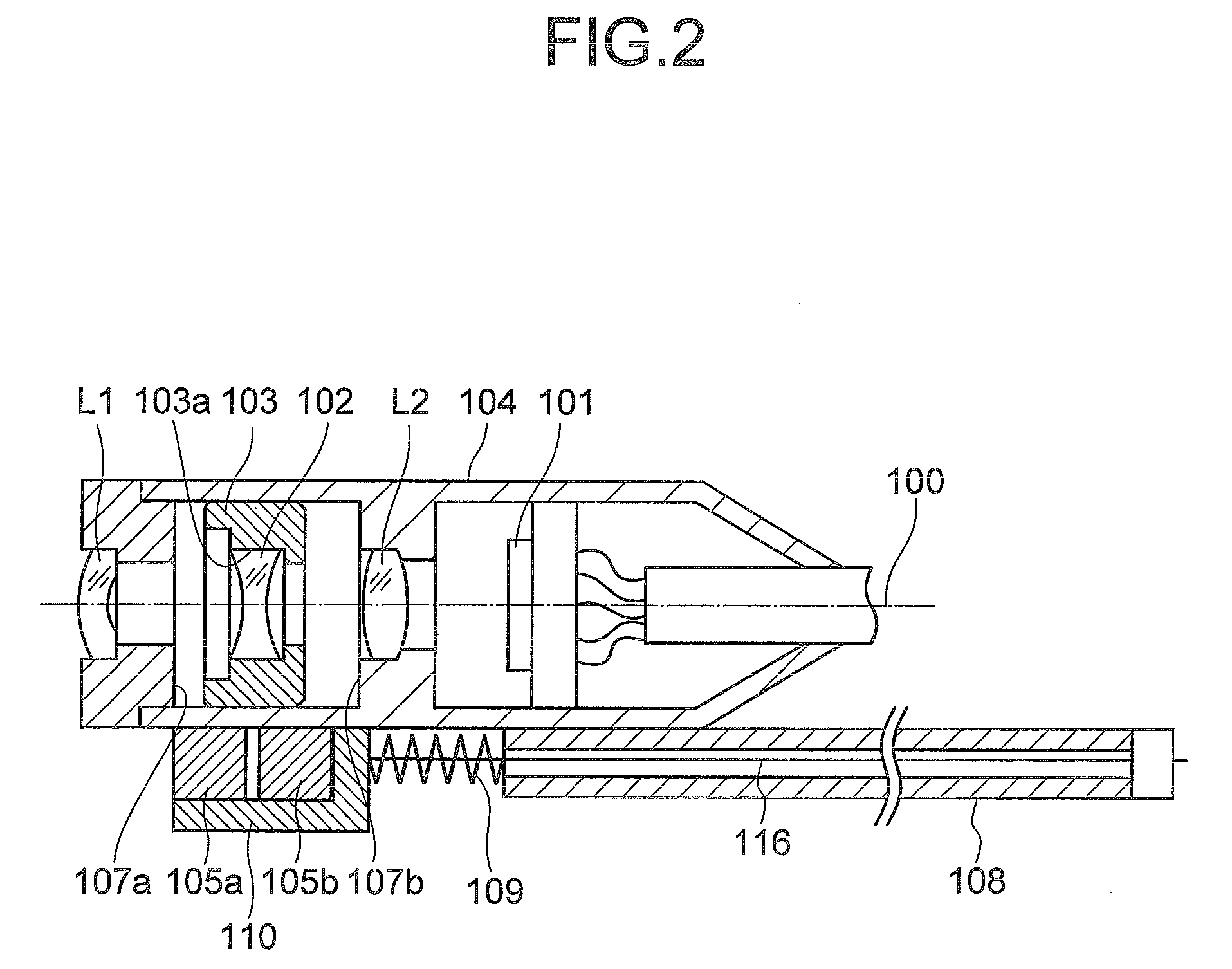 Magnetic coupling lens driving actuator