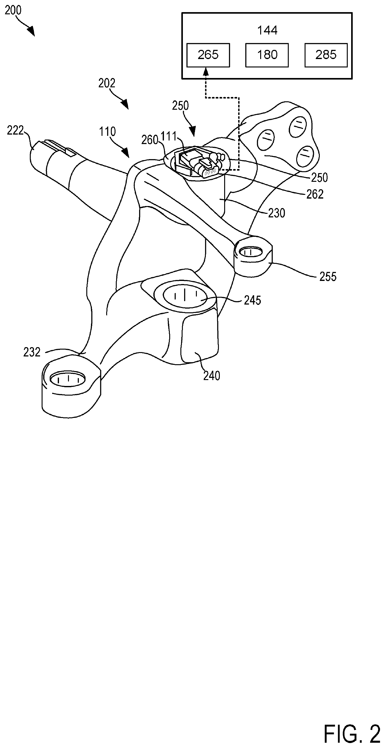 System and method for determining axle load