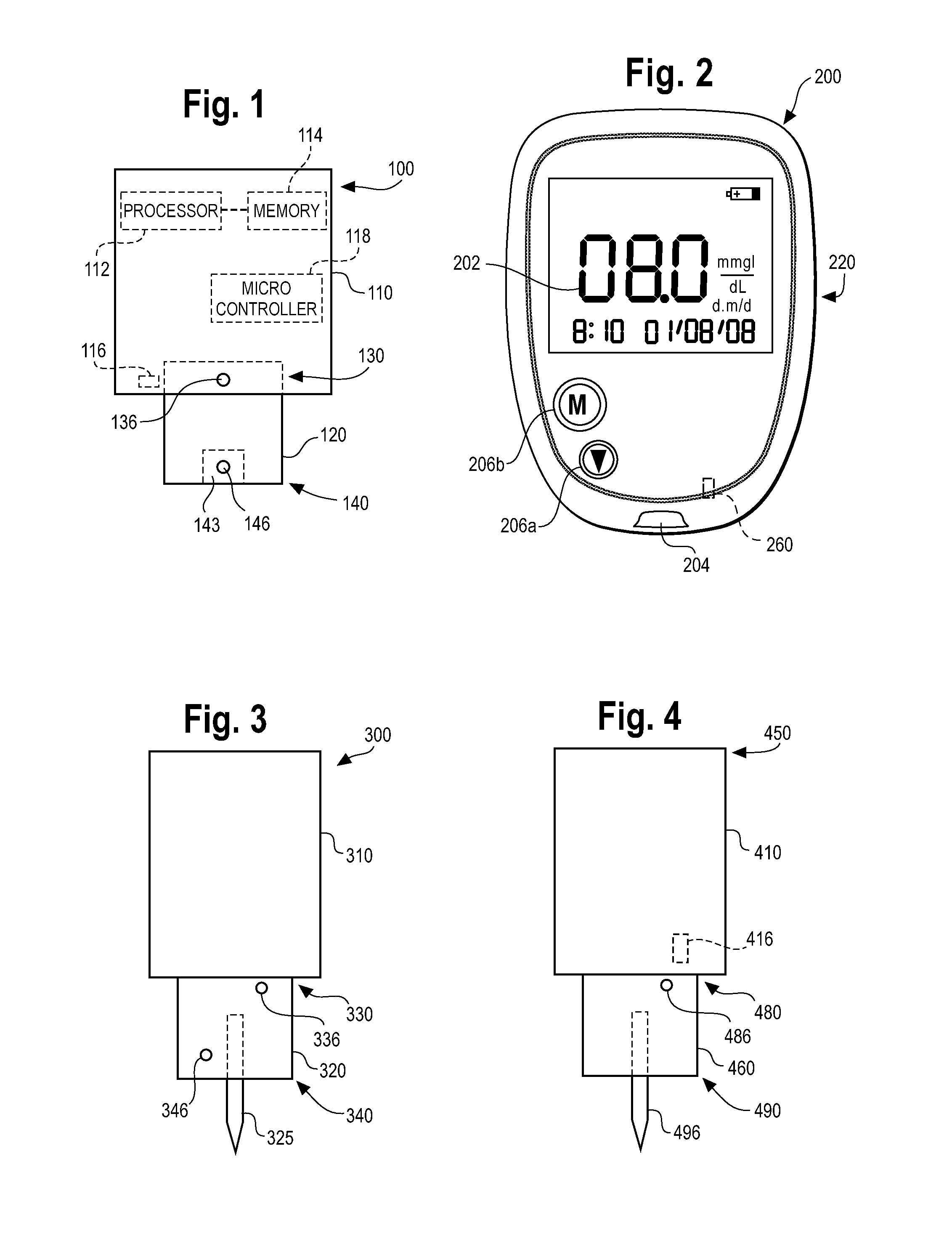 System and Apparatus for Determining Temperatures in a Fluid Analyte System