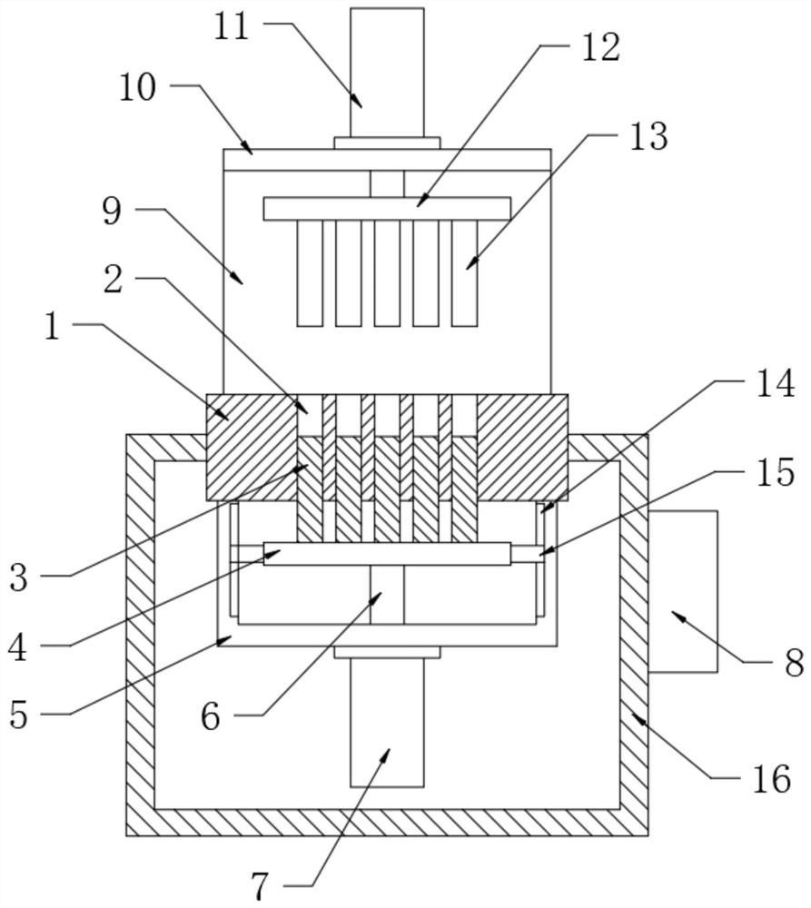 Compacting device for human hair processing