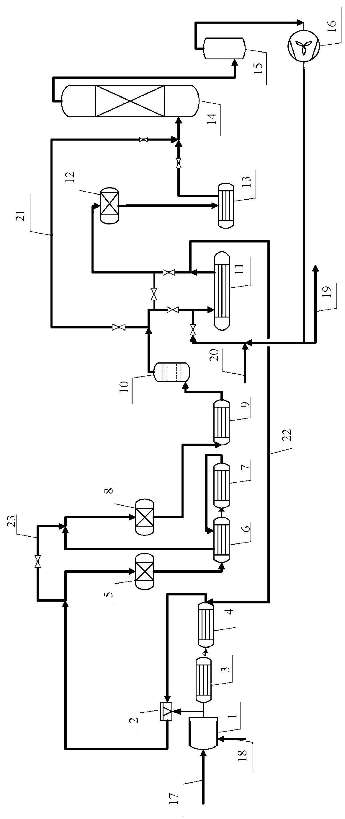 Shutdown technique of cleaner production of sulfur recovery and tail gas treatment device