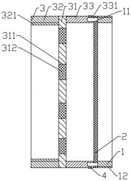 Double-layer filter screen convenient to connect