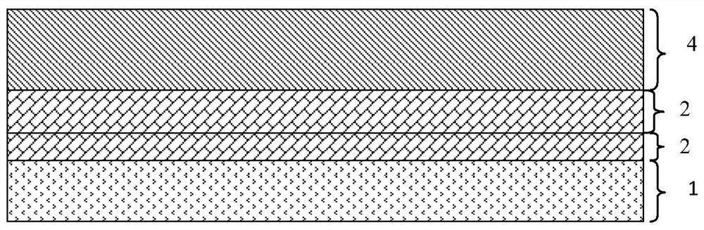 Thermal barrier coating for inhibiting matrix/thermal barrier coating bonding layer element mutual diffusion