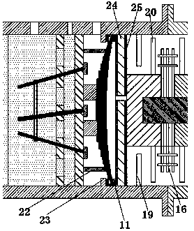 Concrete filled steel tube support connecting device
