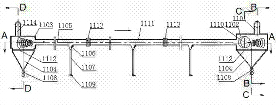 Capacity increasing improvement system of sintering machine and process