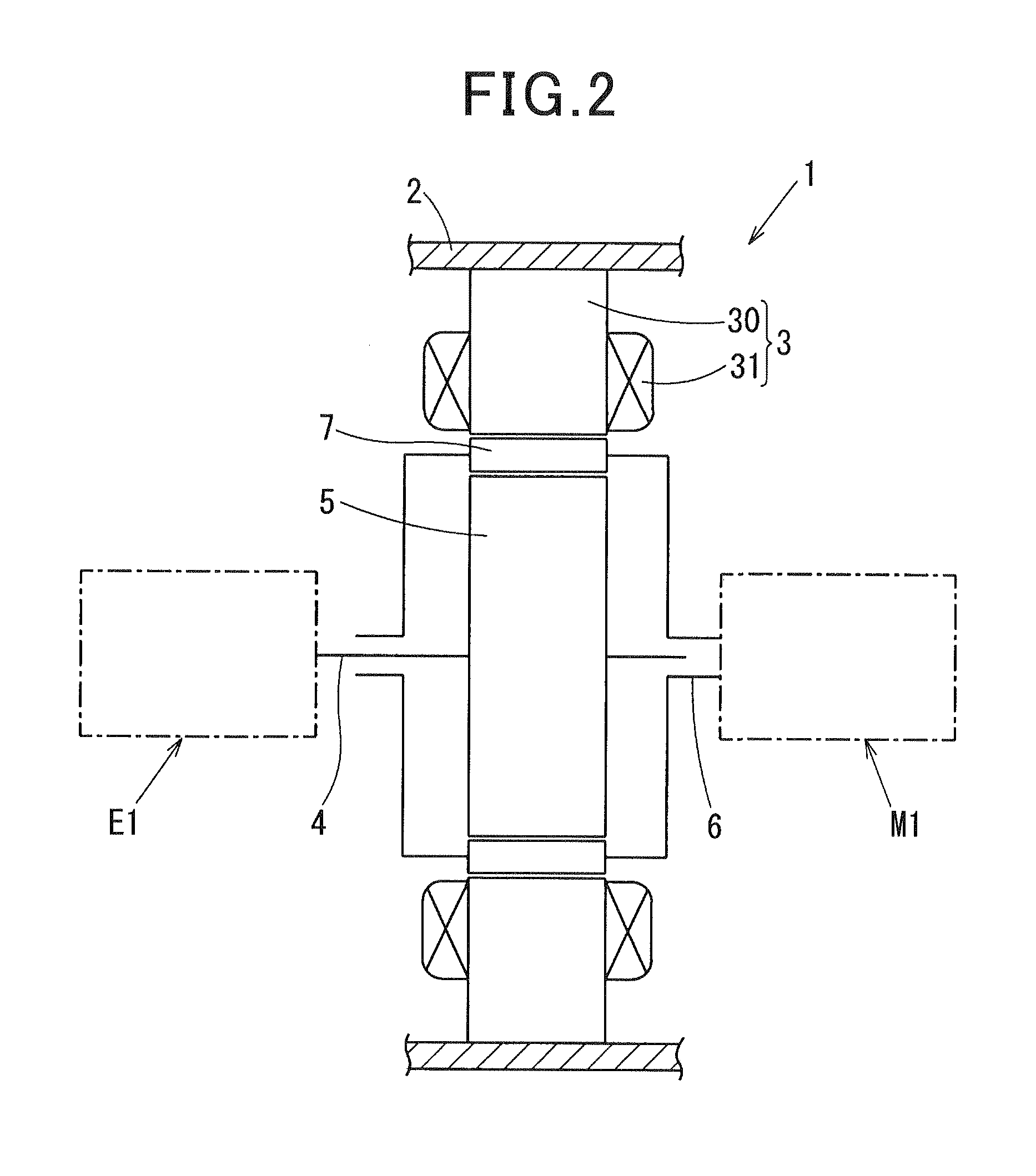 Magnetic modulation motor and electric transmission