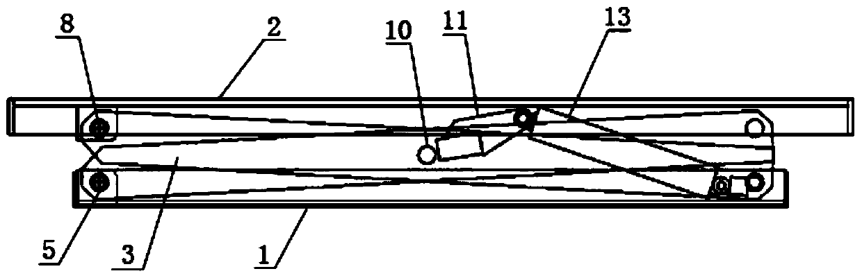 Embedded device for raising assembly height of engine