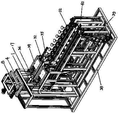 Automatic loading and unloading and storage method of piston ring electroplating production line