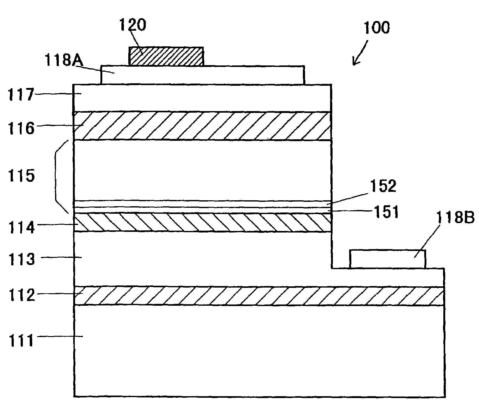 Light-emitting semiconductor device using gallium nitride compound semiconductor