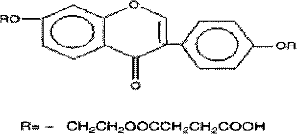 7,4'-di(mono succinate)o-ethoxy-daidzein and novel medical uses thereof