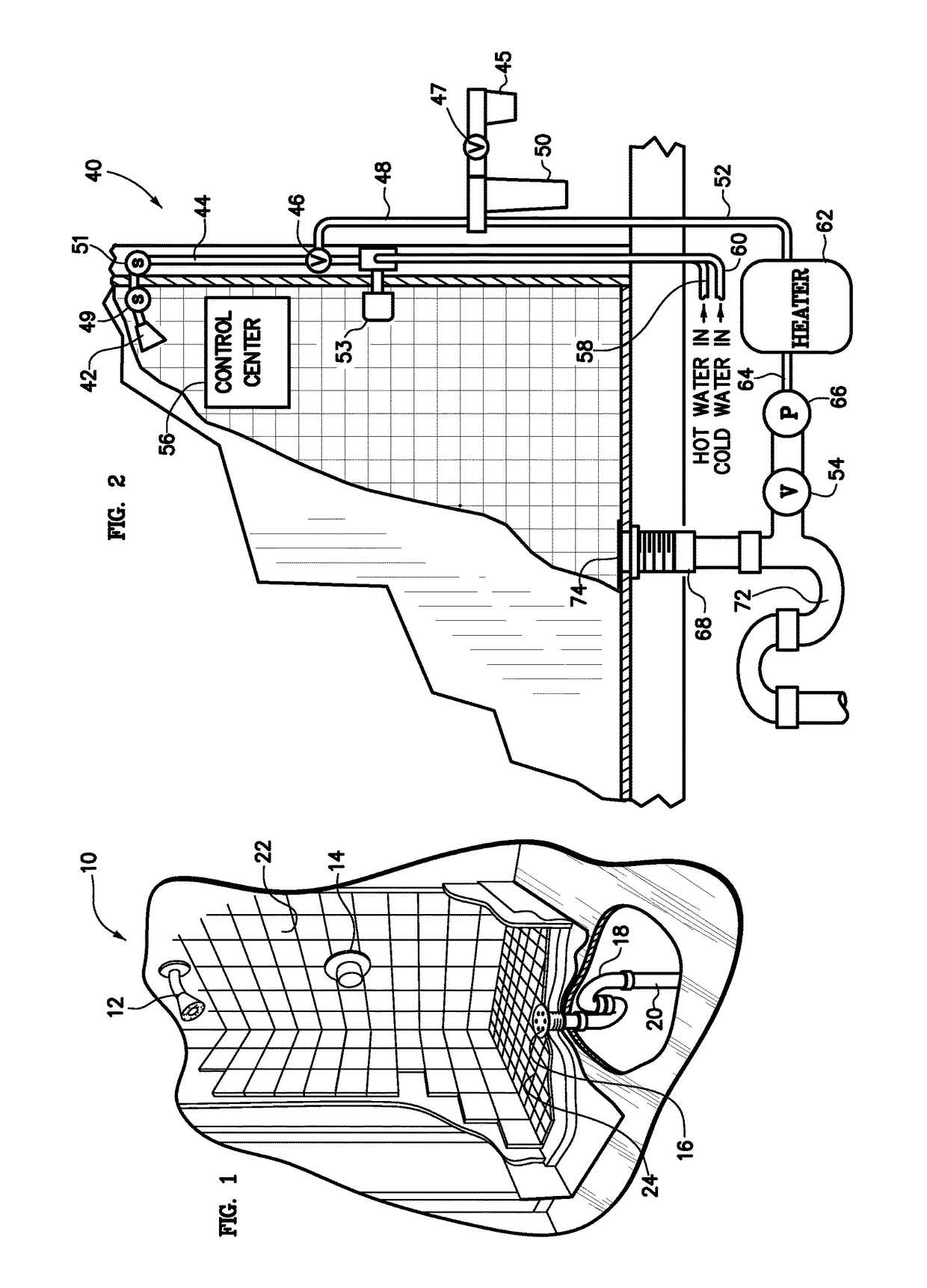 Apparatus for Recycling Water for a Shower or Bath