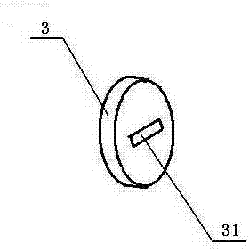 Quantitative type push toothpaste barrel