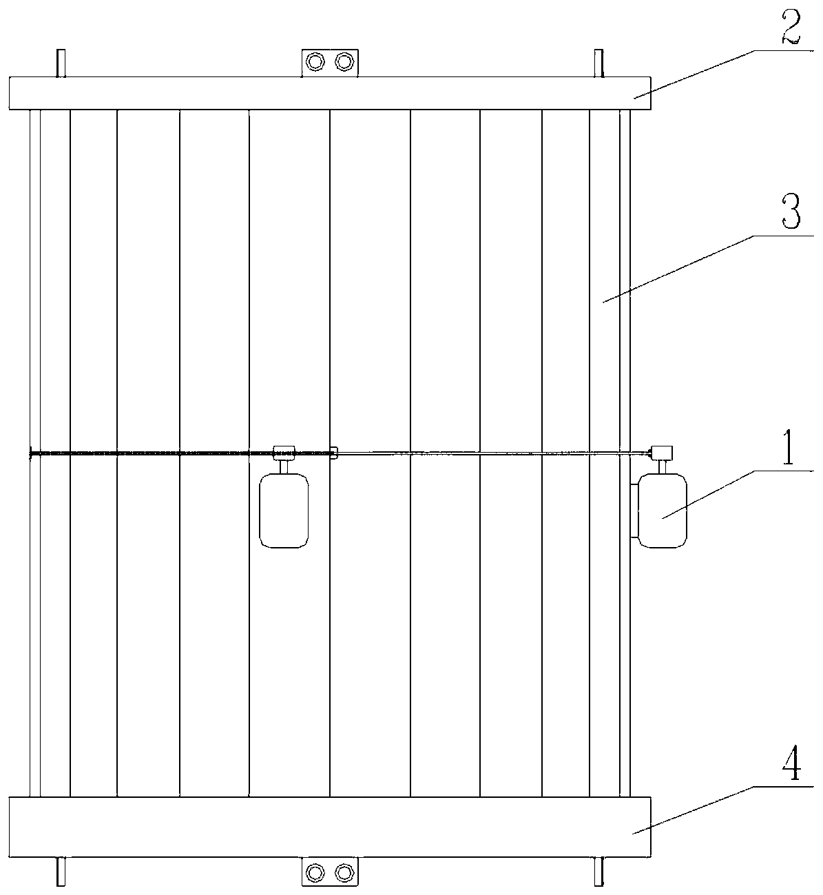 Folding heat insulation device capable of realizing radiation heat dissipation