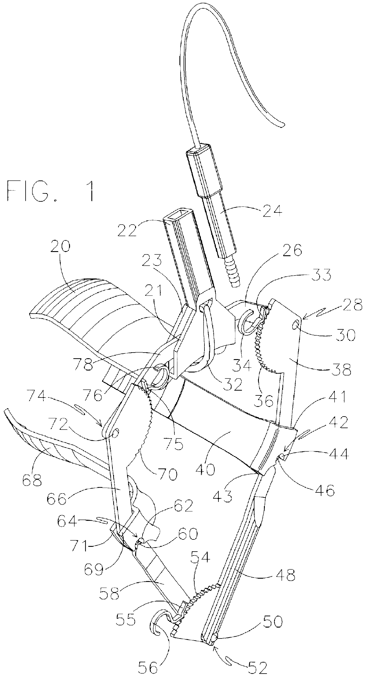 Multi-bladed speculum for dilating a body cavity