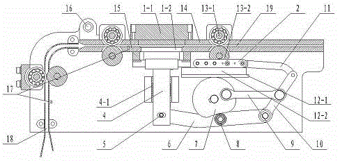 Automatic stamping mechanism based on copper stamp