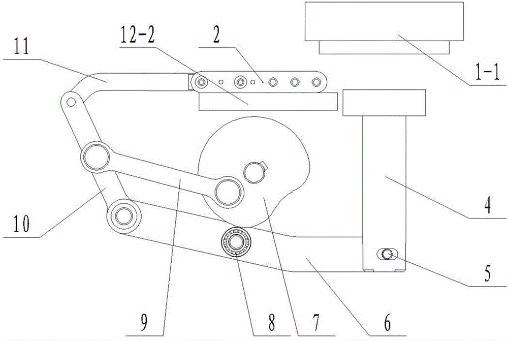 Automatic stamping mechanism based on copper stamp