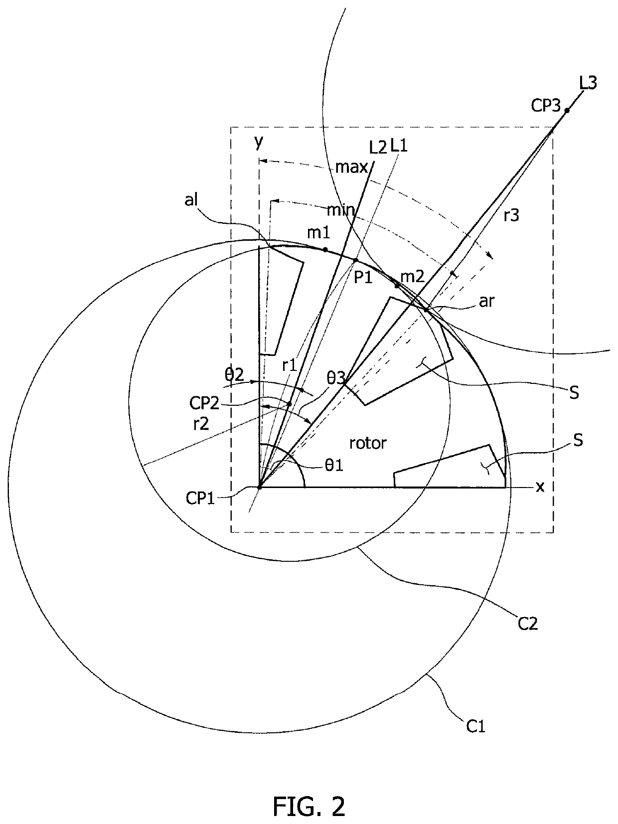 Rotor for wound-rotor motor and wound-rotor motor having the same