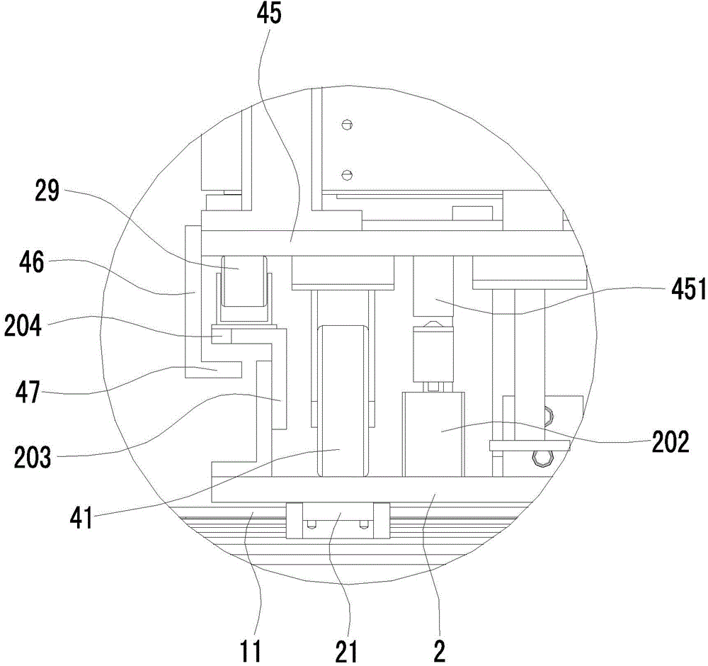 Collecting device for stamped radiating fins