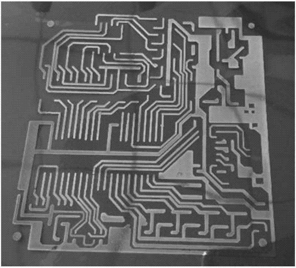 Ink-jet printing based conductive circuit printing process