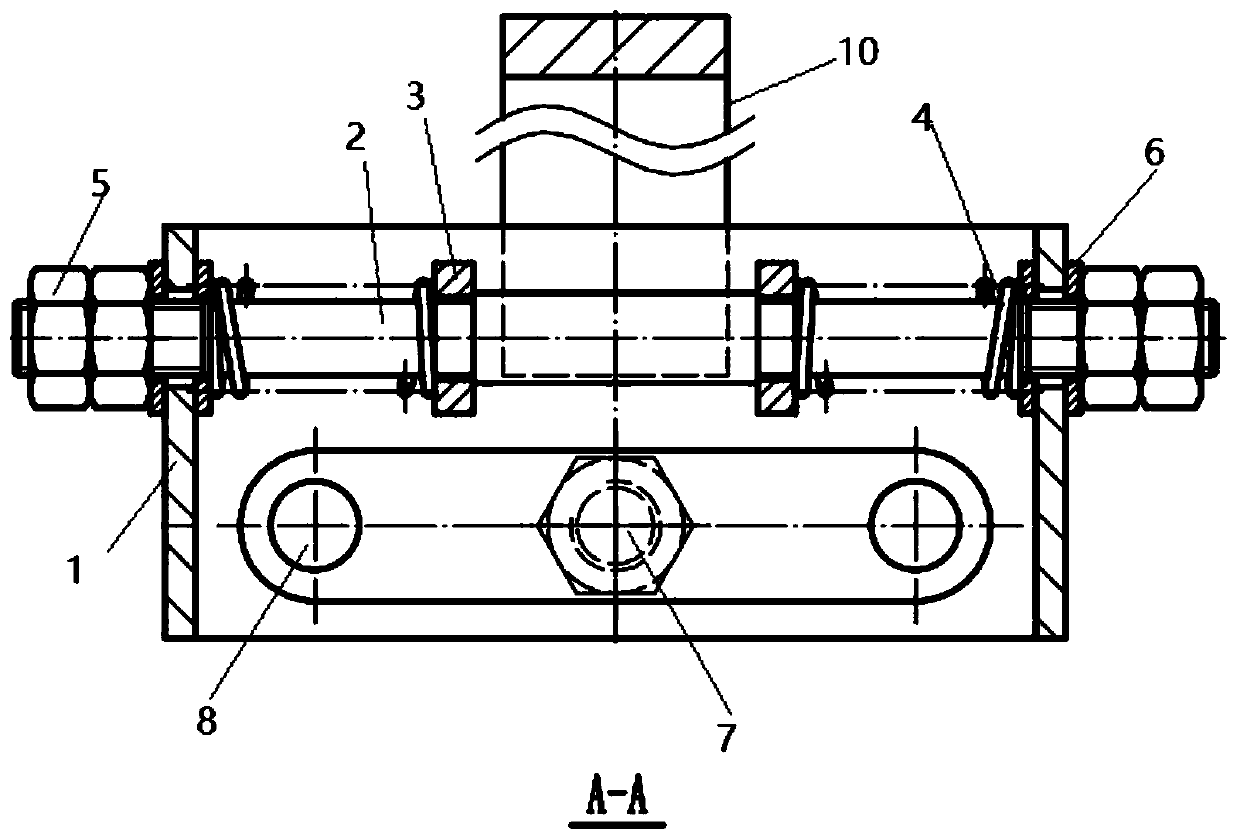 Anti-skew-pulling and slanting-lifting device during driving and control circuit