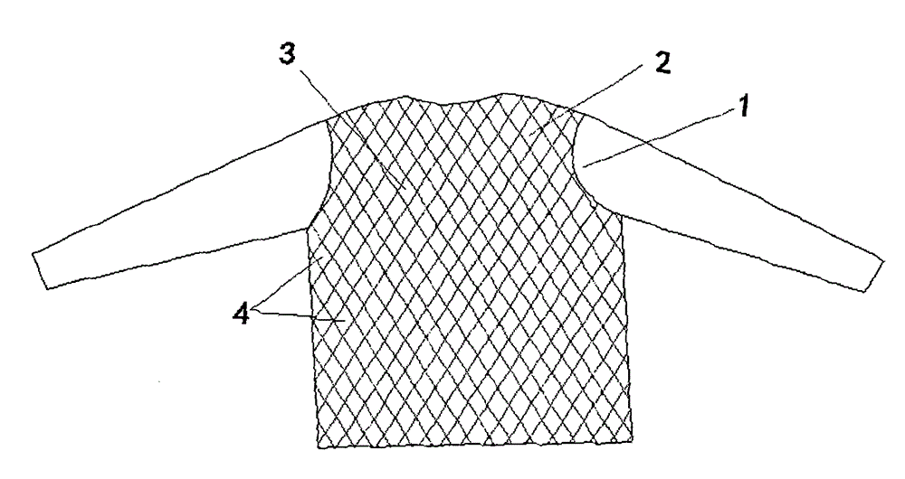 Shoot-out and flocking preventing transfer-membrane down jacket