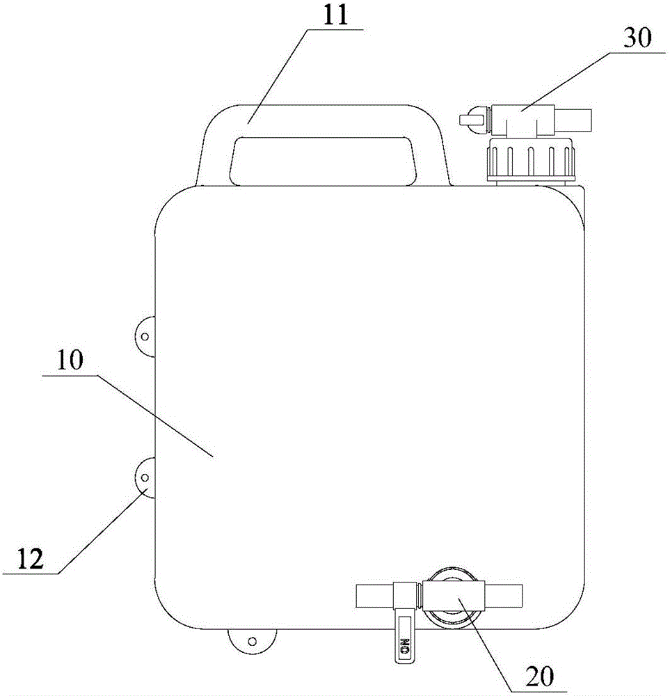 Assembling type foldable kettle assembly