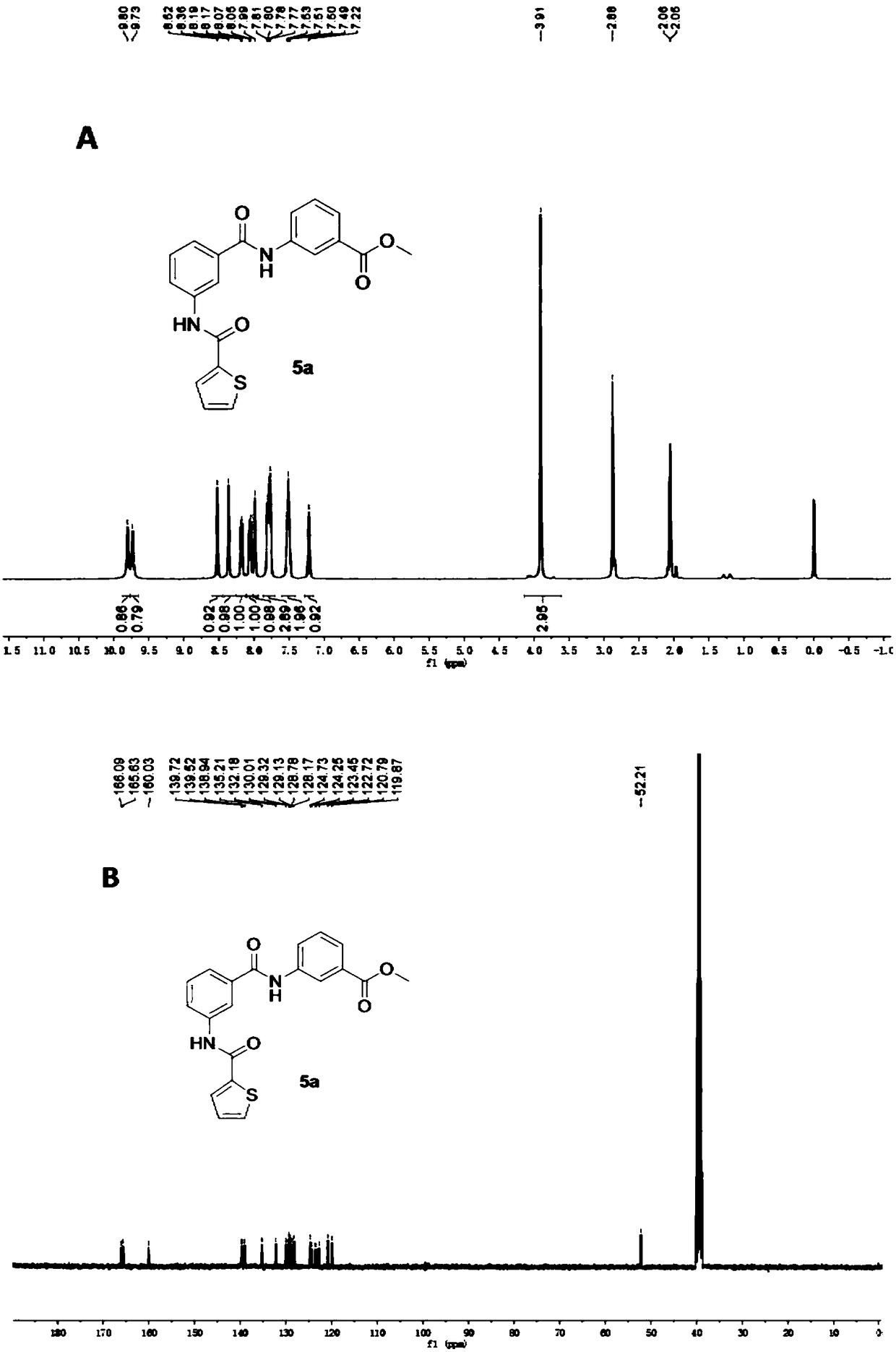 3-acylamino-N-arylbenzamide compound as well as preparation and application thereof