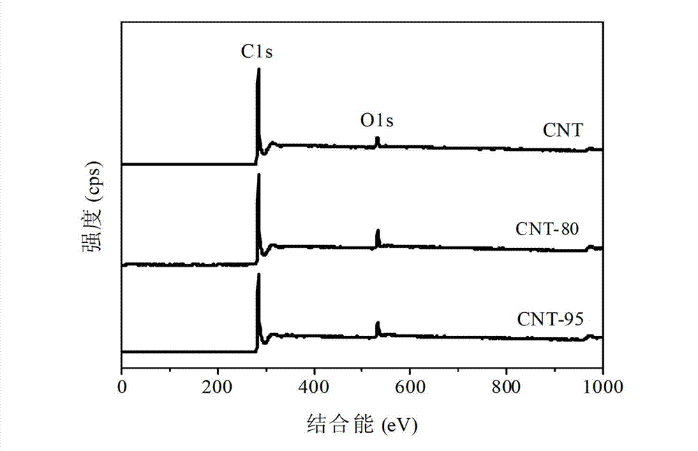 Carboxylated carbon nanotube catalyst carrier as well as preparation method and application thereof