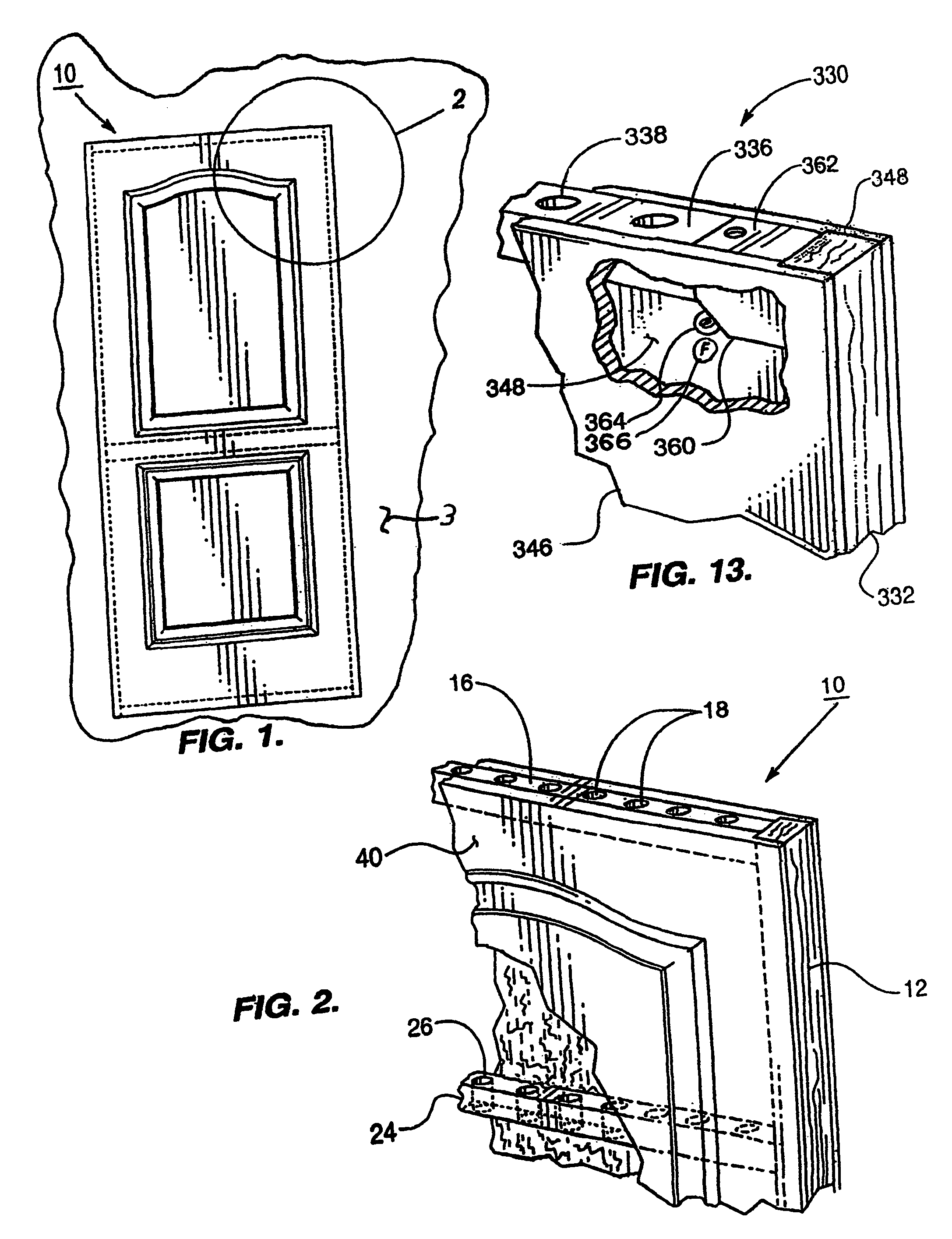 Hollow core door with scrubbers for cleaning inner air flow