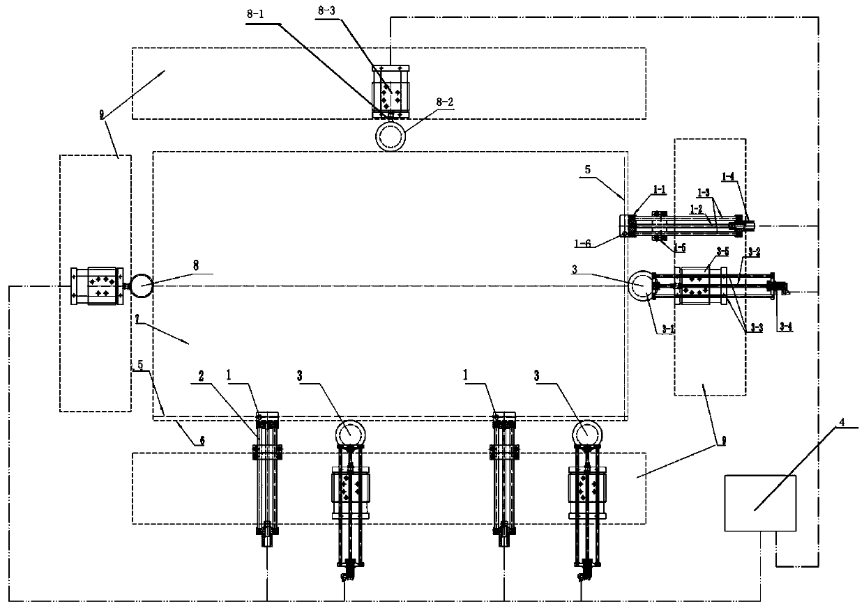 Aluminum plate color code electronic automatic positioning system